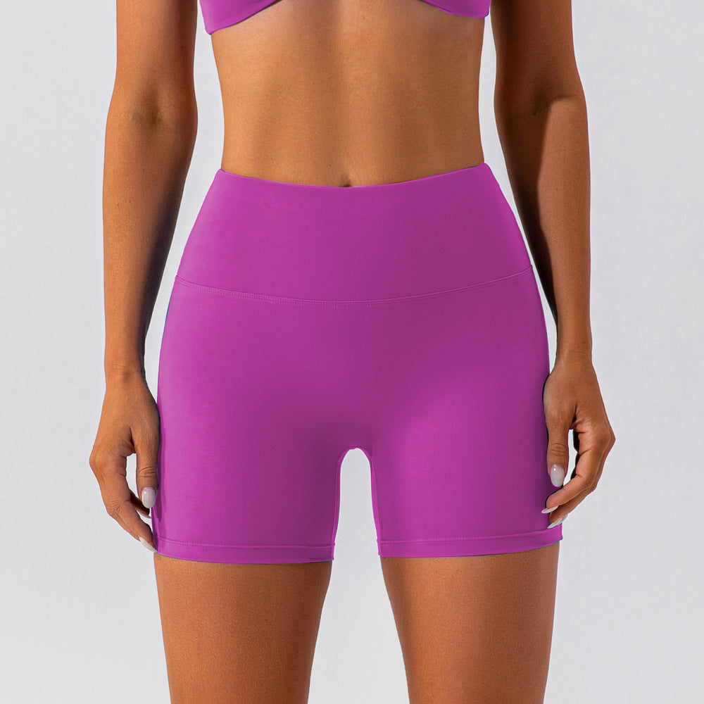 Hip Lifting Running Fitness Shorts With Tight Fit