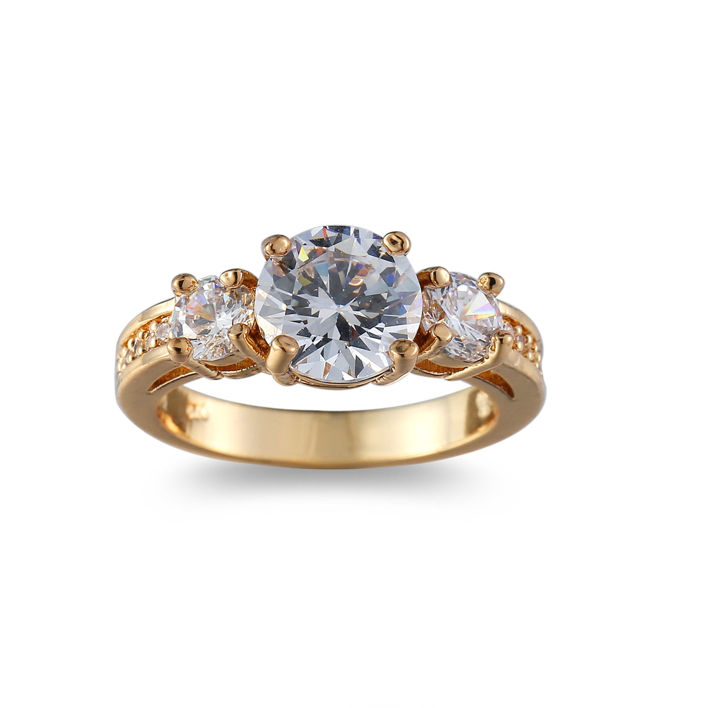 White Zircon Ring Creative Jewelry