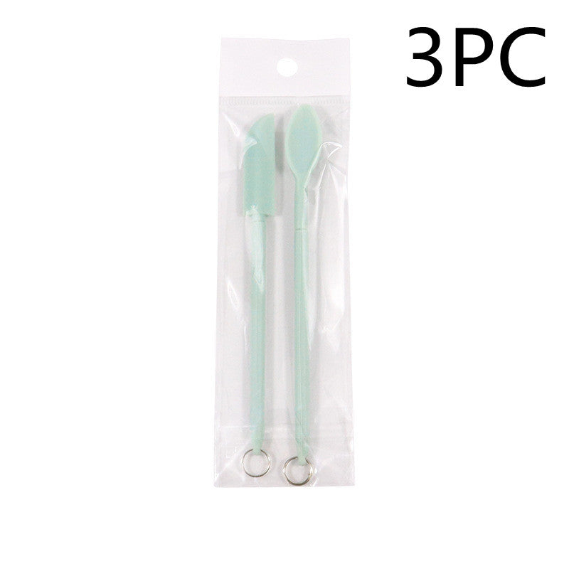 Cosmetic Silicone Spatula Mini Retractable Extended