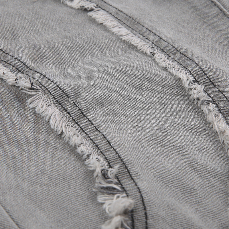 Trendy Three-dimensional Fringe Fashion Hip Lift Pants