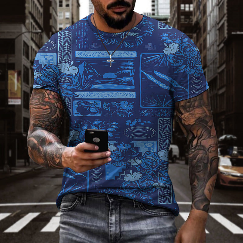 Plant Men And Women 3d T-Shirt Digital Printing Sports Short Sleeves