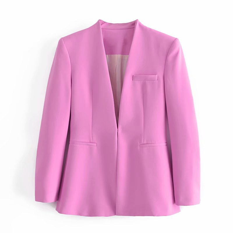 Spring And Summer Fashionable Color Small Suit Women Slim And Thin Texture Suit Jacket Tide