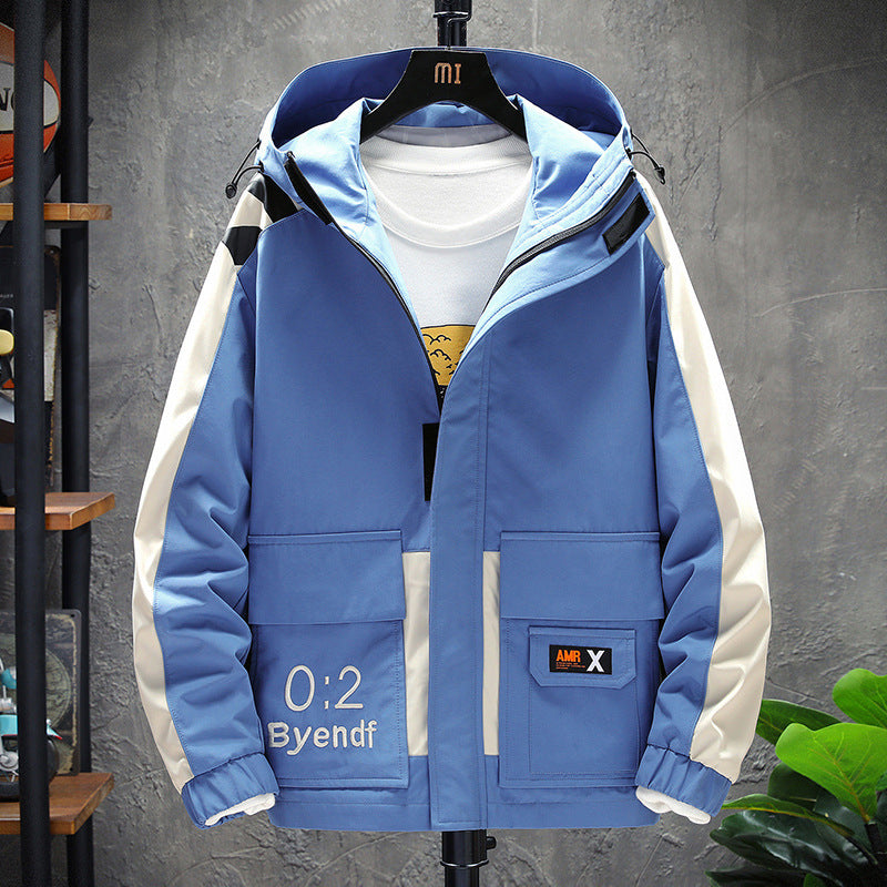 Workwear Jacket Korean Style Trendy And Handsome Men's Top Clothes