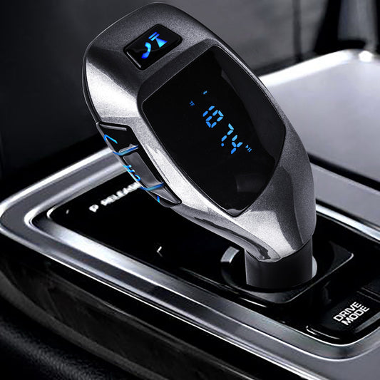 X5 Vehicular Bluetooth MP3 Player Blue Light Button And LED Display