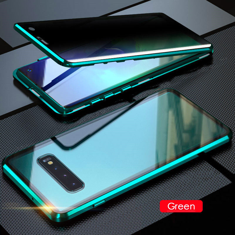 Anti-peeping Double-sided Glass Magnetic Phone Case