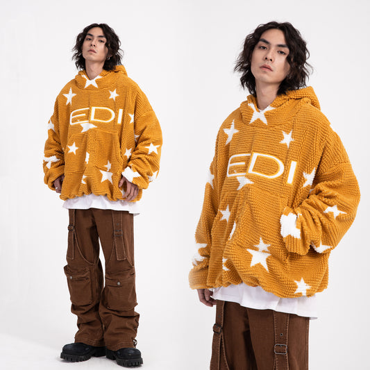 American Street Style Loose Hooded Sweater For Men And Women