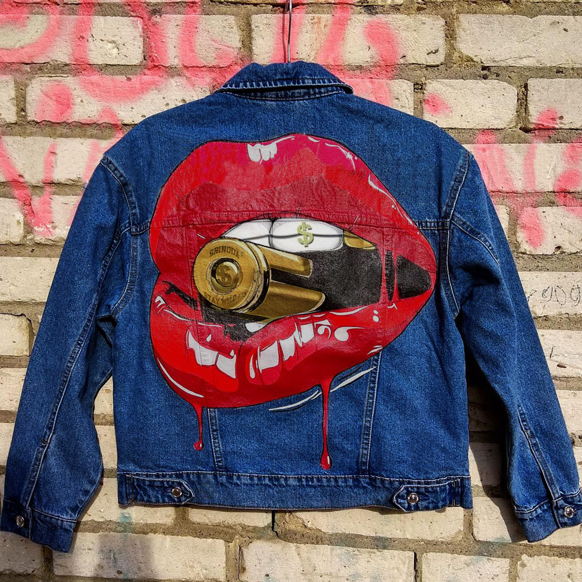 Female European And American-style Mid-length Loose Denim Jacket