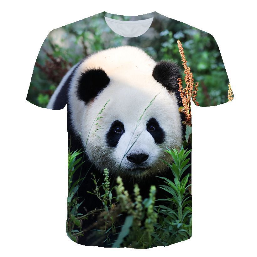 Summer New Children's T-shirt, Animal Panda 3D Digital Printing Casual And Comfortable T-shirt, Abundant Supply