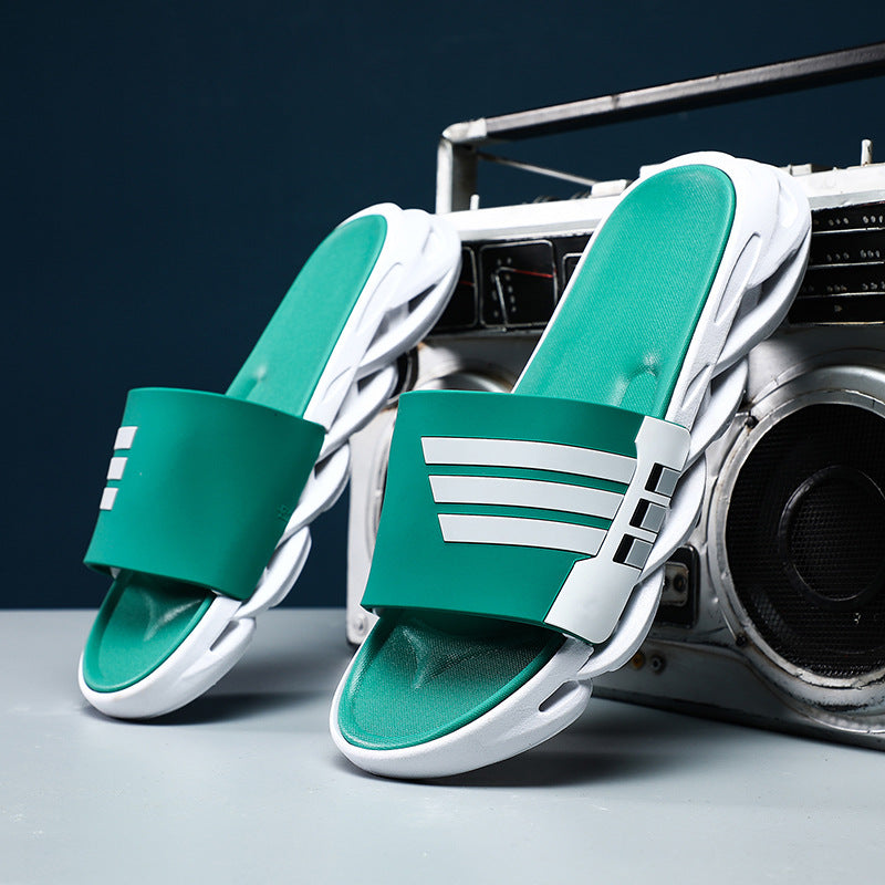 Men's Anti-Slip Bathing Thick Sole Outer Beach Shoes